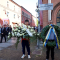 Il corteo verso piazzetta Vittime dello stadio Heysel