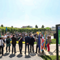 Inaugurato il giardino di via Saint Bon: più accessibile, verde e sicuro