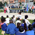 Inaugurato il giardino di via Saint Bon: più accessibile, verde e sicuro