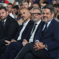 L'ambasciatore di Spagna in Italia, Miguel Ángel Fernández-Palacios Martínez, l'Assessore allo Sport e Grandi Eventi della Città di Torino, Domenico Carretta e il Sindaco di Venaria, Fabio Giulivi