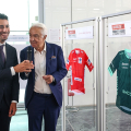 Fabio Aru e Beppe Conti presentano le maglie della Vuelta