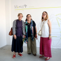 Rosanna Purchia, Assessora alla Cultura della Città di Torino; Beatrice Merz, Presidente della Fondazione Merz e Michela Favaro, Vicesindaca della Città di Torino