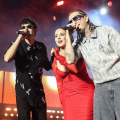 Rovazzi, Paola Iezzi e Dani Faiv