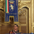 La Presidente del Consiglio Comunale, Maria Grazia Grippo, apre la Cerimonia di consegna delle Benemerenze