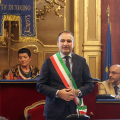 Il Sindaco Stefano Lo Russo interviene alla cerimonia di conferimento delle Civiche Benemerenze 2025