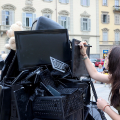 Wasted Dreams - In piazza Bodoni la performance di Greg Goya contro il lavoro minorile e il colonialismo dei rifiuti