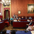 Palazzo Civico, sala Rossa: cerimonia di nomina delle Ambasciatrici e degli Ambasciatori nel mondo delle eccellenze del territorio torinese
