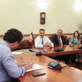 Delegazione della Romania in visita a Palazzo Civico