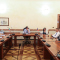 Delegazione della Romania in visita a Palazzo Civico