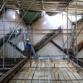 Il cantiere all'ex stabilimento Safov