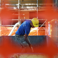 Il cantiere all'ex stabilimento Safov