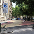 La nuova area pedonale di via Masserano