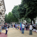 Valdocco, inaugurata la nuova area pedonale di via Masserano e vicolo Grosso