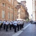 Piazza Carignano, Cerimonia di chiusura del 97° Corso Regionale di Formazione per Agenti di Polizia Locale