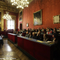 Un momento della commemorazione in Sala Rossa