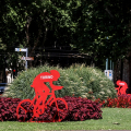 La Città si veste di rosso in attesa della Vuelta