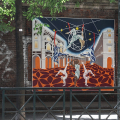 Torino, mercoledì 23 luglio 2025via Sacchi 47 fronte civico 50Inaugurazione del progetto Arte in Transito. Presente l'assessora Salerno