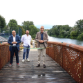 Ripristinato il percorso ciclo-pedonale nel parco del Fioccardo, con una nuova passerella sul Rio Sappone