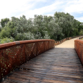 La nuova passerella sul Rio Sappone