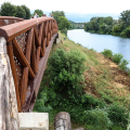 La nuova passerella sul Rio Sappone