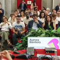 Palazzo Civico, sala Colonne: conferenza stampa di presentazione del masterplan per “Aurora/Barriera”