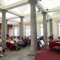 Palazzo Civico, sala Colonne: conferenza stampa di presentazione del masterplan per “Aurora/Barriera”