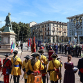 Monumento a Pietro Micca - Cerimonia istituzionale con deposizione di corona e discorsi