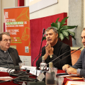 Torino, martedì 16 settembre 2025Palazzo Civico, sala Colonne: il sindaco Lo Russo interviene alla conferenza stampa di presentazione della V edizione del Festival dell’Accoglienza – “La speranza è una radice”. Partecipa l’assessore Rosatelli