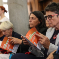 Palazzo Civico, sala Colonne: conferenza stampa di presentazione della V edizione del Festival dell’Accoglienza