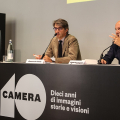 Emanuele Chieli, Presidente di Camera e Walter Guadagnini, Direttore Artistico di Camera e curatore della mostra