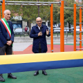 L’assessore al Verde pubblico, Francesco Tresso e il presidente della Circoscrizione Otto, Massimiliano Miano