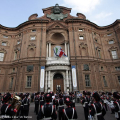I Granatieri in piazza Carignano