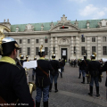 La Brigata Pozzuolo del Friuli in piazza Carlo Alberto