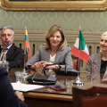 L’arte al centro della visita ufficiale della delegazione della Repubblica di Lituania