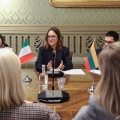 L’arte al centro della visita ufficiale della delegazione della Repubblica di Lituania