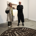 La vicesindaca Favaro con Enrico Carlo Bonanate, direttore del PAV - Parco Arte Vivente