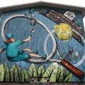 Il grande tennis dentro e fuori le scuole: inaugurato un murale all’istituto Sinigaglia, grazie a FITP e Nitto