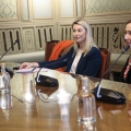 Maria Sheehy, console generale d'Irlanda a Milano e Elizabeth McCullough, ambasciatrice designata d’Irlanda presso la Repubblica italiana