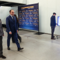 Davide Canavesio, presidente delle OGR e il sindaco Stefano Lo Russo
