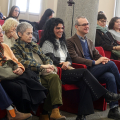 L'assessore Jacopo Rosatelli e Marjan Moghaddam