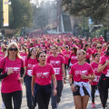 Una marea rosa per la ricerca Just The Woman I Am riempie le strade di Torino