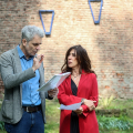 Un momento  dell'estratto dello spettacolo “Sto dalla vostra parte”