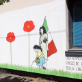 25 aprile, un segno nel quartiere: nuovo murale ANPI a Santa Rita