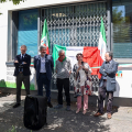 25 aprile, un segno nel quartiere: nuovo murale ANPI a Santa Rita
