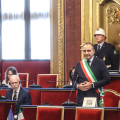 Palazzo Civico, Sala Rossa: Cerimonia ufficiale della firma del Patto di Amicizia e Collaborazione tra la Città di Torino e la Città di Kharkiv- Ucraina
