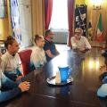 L’assessore Carretta premia le campionesse italiane di ginnastica ritmica di Eurogymnica