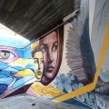 Zeta e OnlyFranz, Il Viaggio – Una delle nuove opere di Underground Signs – Painting Below the City nel parcheggio GTT di piazzale Valdo Fusi