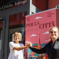 L'assessora alla Cultura Rosanna Purchia con Speranza Scappucci, direttrice artistica di MITO SettembreMusica