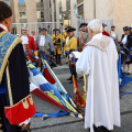 Museo Pietro Micca: Onori ai caduti francesi e ducali con deposizione di omaggio floreale alla lapide che ricorda il sacrificio di Pietro Micca