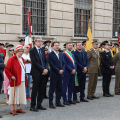 Museo Pietro Micca: Onori ai caduti francesi e ducali con deposizione di omaggio floreale alla lapide che ricorda il sacrificio di Pietro Micca